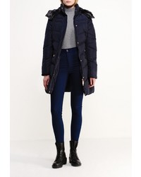 Женская темно-синяя куртка-пуховик от Fantasy