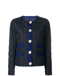 Женская темно-синяя куртка-пуховик от Fay