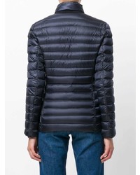 Женская темно-синяя куртка-пуховик от Moncler