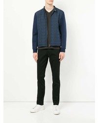 Мужская темно-синяя куртка-пуховик от D'urban