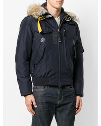 Мужская темно-синяя куртка-пуховик от Parajumpers