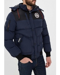 Мужская темно-синяя куртка-пуховик от Geographical Norway