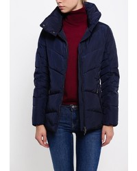 Женская темно-синяя куртка-пуховик от Geox