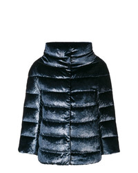 Женская темно-синяя куртка-пуховик от Herno