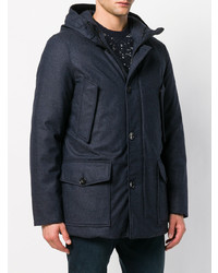 Мужская темно-синяя куртка-пуховик от Woolrich