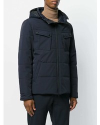 Мужская темно-синяя куртка-пуховик от Tod's