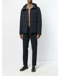 Мужская темно-синяя куртка-пуховик от Tod's