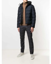 Мужская темно-синяя куртка-пуховик от Fay