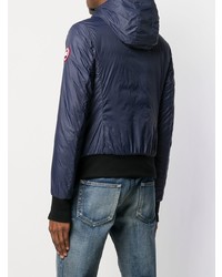 Мужская темно-синяя куртка-пуховик от Canada Goose