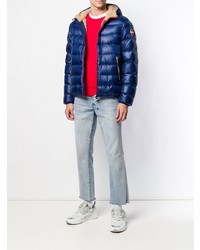 Мужская темно-синяя куртка-пуховик от Colmar