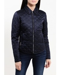 Женская темно-синяя куртка-пуховик от Husky