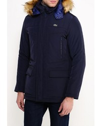 Мужская темно-синяя куртка-пуховик от Lacoste