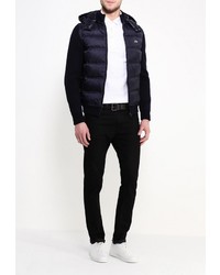 Мужская темно-синяя куртка-пуховик от Lacoste