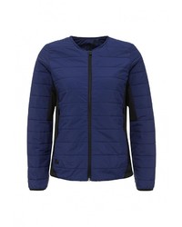 Женская темно-синяя куртка-пуховик от Lacoste