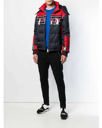 Мужская темно-синяя куртка-пуховик от Iceberg