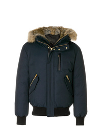 Мужская темно-синяя куртка-пуховик от Mackage