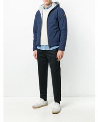 Мужская темно-синяя куртка-пуховик от Save The Duck