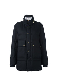 Женская темно-синяя куртка-пуховик от Moncler