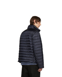 Мужская темно-синяя куртка-пуховик от Prada