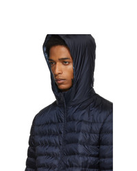 Мужская темно-синяя куртка-пуховик от Prada