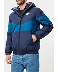 Мужская темно-синяя куртка-пуховик от Nike