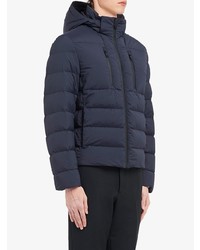 Мужская темно-синяя куртка-пуховик от Prada