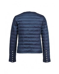 Женская темно-синяя куртка-пуховик от Odri