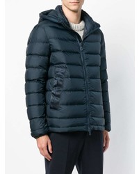 Мужская темно-синяя куртка-пуховик от Peuterey