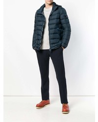 Мужская темно-синяя куртка-пуховик от Peuterey