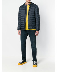 Мужская темно-синяя куртка-пуховик от Prada