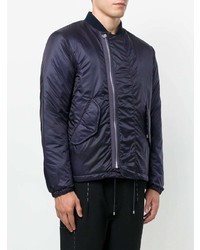 Мужская темно-синяя куртка-пуховик от Oamc