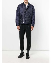 Мужская темно-синяя куртка-пуховик от Oamc