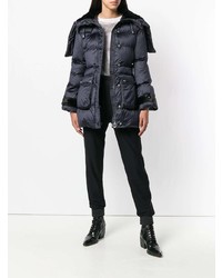 Женская темно-синяя куртка-пуховик от Pinko