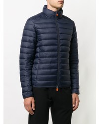 Мужская темно-синяя куртка-пуховик от Save The Duck