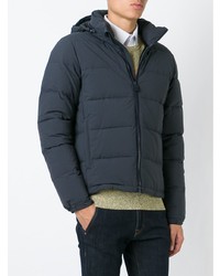 Мужская темно-синяя куртка-пуховик от Aspesi