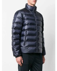 Мужская темно-синяя куртка-пуховик от Prada