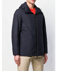 Мужская темно-синяя куртка-пуховик от Dell'oglio