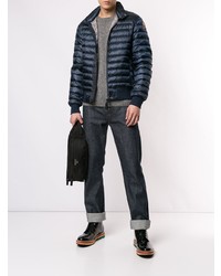 Мужская темно-синяя куртка-пуховик от Parajumpers