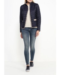 Женская темно-синяя куртка-пуховик от Sela