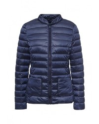 Женская темно-синяя куртка-пуховик от Sisley