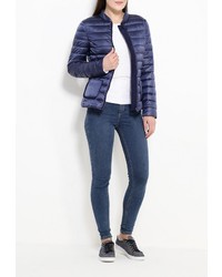 Женская темно-синяя куртка-пуховик от Sisley