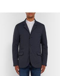 Мужская темно-синяя куртка-пуховик от Brunello Cucinelli