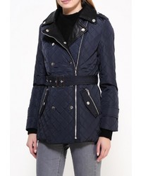 Женская темно-синяя куртка-пуховик от Softy