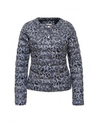 Женская темно-синяя куртка-пуховик от Softy