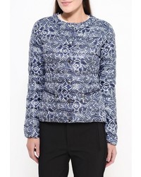 Женская темно-синяя куртка-пуховик от Softy