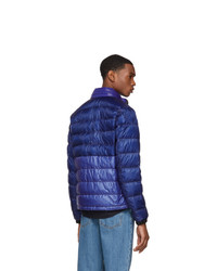 Мужская темно-синяя куртка-пуховик от Moncler