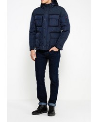 Мужская темно-синяя куртка-пуховик от Strellson