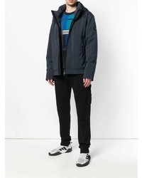 Мужская темно-синяя куртка-пуховик от Peuterey