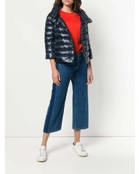 Женская темно-синяя куртка-пуховик от Herno