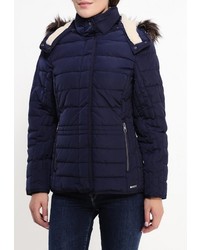 Женская темно-синяя куртка-пуховик от Tom Tailor